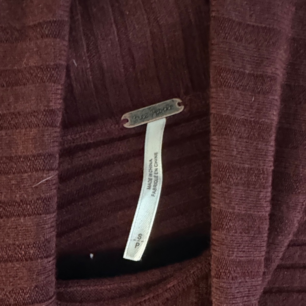 NWT Free People Billie Mock Neck Sweater Small - Picture 5 of 7